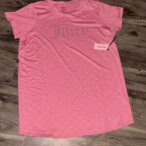 Juicy Couture Pink Embellished Tee